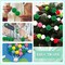 2" Jumbo Craft Pom Poms Assorted Colors – 8 Pack Large Soft Pom Poms for Kids Crafts, Classroom Projects & DIY Decorations